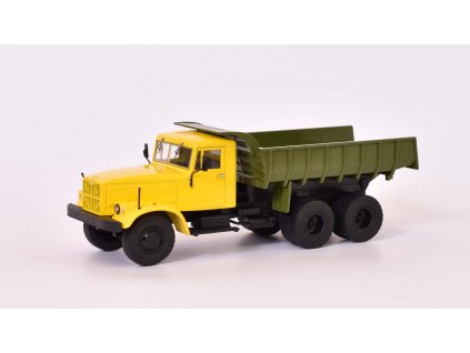 Kraz-256 B1 1:43 Kultovní auta SSSR - Náklaďáky #1 časopis s modelem  Kraz-256 B1 - kovový model auta