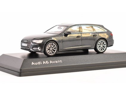 AUDI - A6 AVANT C8 2018 1:43 - I-Scale časopis AutoModels s modelem  AUDI - A6 AVANT C8 2018 - kovový model auta