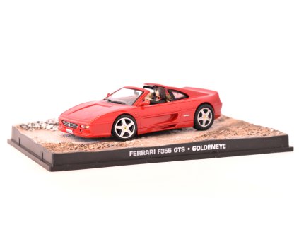 Ferrari F355 GTS Spider 1995 James Bond 1:43 časopis s modelem  Ferrari F355 GTS Spider - kovový model auta