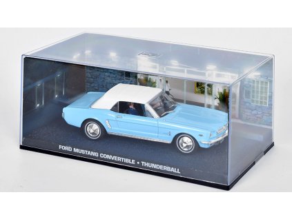 Ford Mustang Convertible Spider James Bond 1:43 časopis s modelem  Ford Mustang Convertible Spider  - kovový model auta