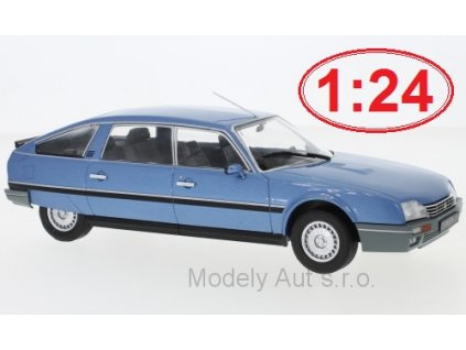 Citroen CX 2500 Prestige Phase 2 - 1986 1:24 - WhiteBox časopis s modelem  Citroen CX 2500 Prestige Phase 2 - 1986 1:24