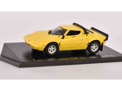 Lancia Stratos HF Stradale 1973 1:43 - časopis s modelem  Lancia Stratos - kovový model