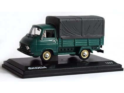 Škoda 1203 1:43 - Vector-models časopis s modelem  Škoda 1203  - kovový model auta