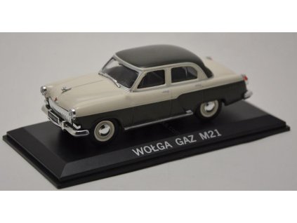 GAZ Volga M-21 1:43 - Legendární automobily minulé éry časopis s modelem #32  GAZ Volga M 21 - kovový model auta