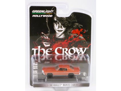 Chevrolet Monte Carlo 1971 z filmu The Crow 1:64 - GreenLight  Chevrolet Monte Carlo - kovový model
