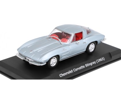 Chevrolet Corvette Stingray 1963 1:43 - časopis s modelem  Chevrolet Corvette  Stingray - kovový model auta