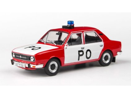Škoda 105L 1977 Požární Ochrana 1:43 - Abrex  Škoda 105L 1977 - Požární Ochrana - kovový model auta 1/43