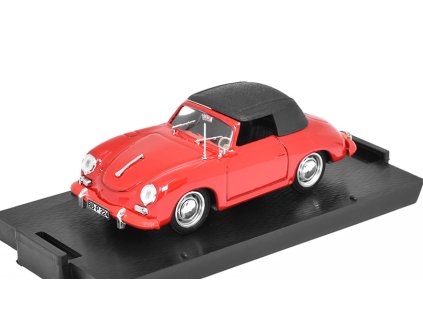 Porsche 356C Spider Closed 1963-1965 1:43 - Brumm  Porsche 356C Cabriolet Closed 1963 - kovový model auta