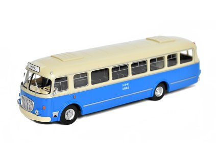 JELCZ 272-MEX (Škoda 706 RTO) 1:43 časopis s modelem - Kolekce PRL  JELCZ 272 MEX - model autobusu