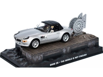 BMW Z8 James Bond - 1:43 časopis s modelem  BMW Z8 Spider The world is not enough - kovový model auta