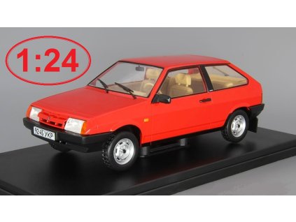 VAZ-2108 LADA SAMARA 1:24 - Hachette časopis s modelem  VAZ 2108 LADA Sputnik - kovový model auta