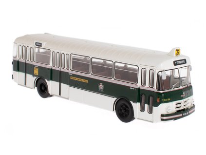 Berliet PLR 10 1955 1:43 - Hachette časopis s modelem  Berliet PLR10 1955 - kovový model autobusu