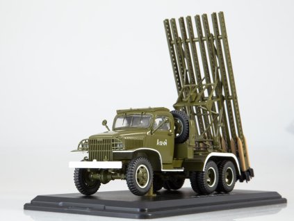 GMC CCKW 352 BM-13 Katusha 1:43 - SSM  GMC CCKW 352 BM 13 Katusha - kovový model auta