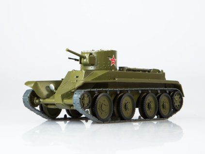 BT-2 - 1:43 - Naše Tanky Časopis s modelem #25  BT-2 - kovový model tanku