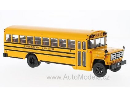 GMC 6000 Schoolbus 1990 1:43 - IXO  GMC-6000 Schoolbus 1990 - kovový model autobusu