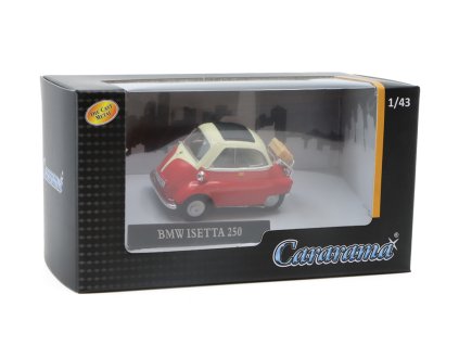 BMW Isetta 250 1960 1:43 - Cararama časopis s modelem  BMW Isetta 250 - kovový model auta