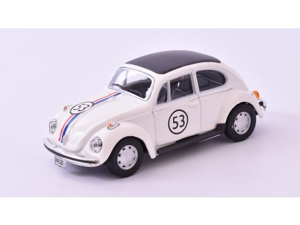 Volkswagen Beetle #53 Herbie Walt Disney 1968 1:43 - Cararama  VW Beetle #53 - kovový model