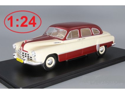 ZIM-12 1:24 - Hachette časopis s modelem  ZIM 12 GAZ-12 - kovový model auta