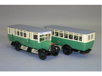 YaA-6 autobus 1929-1932 - Vector-models časopis s modelem  YaA-6 - kovový model