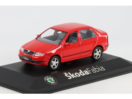 Škoda Fabia I Sedan 1:43 - KADEN - Model ze sbírky  Škoda Fabia - kovový model