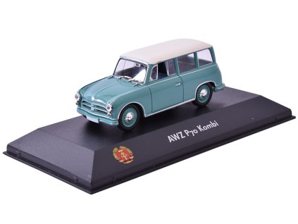 AWZ P70 Kombi 1:43 - Atlas časopis s modelem  AWZ P70 Kombi - kovový model auta