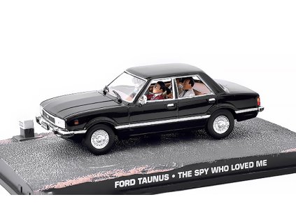 Ford Taunus James Bond The Spy Who Loved Me 1:43 - časopis s modelem  Ford Taunus s figurkamy James Bond 007 - kovový model auta