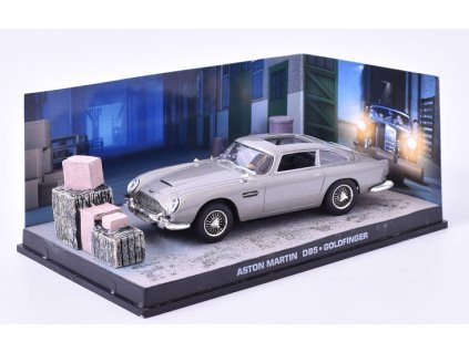 Aston Martin DB5 James Bond 007 1:43 časopis s modelem  Aston Martin DB5 - kovový model auta