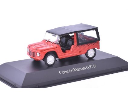 Citroen Mehari 1971 1:43 - časopis s modelem  Citroen Mehari 1971 - kovový model auta