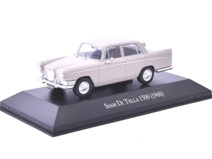 SIAM DI TELLA 1500 ( Morris 1650 ) 1960 1:43 - časopis s modelem  SIAM DI TELLA - kovový model