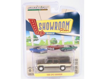 GMC Suburban 1986 hnědá 1:64 - GreenLight  GMC Suburban - kovový model