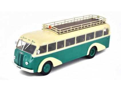 Pandard Movic IE 24 1948-1953 1:43 - časopis s modelem  PANHARD MOVIC IE 24 1948-1953 - kovový model  autobusu