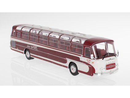 Kassbohrer Setra S14 1:43 - Hachette časopis s modelem  Kassbohrer Setra S 14 1961 - kovový model  autobusu