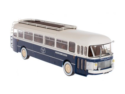 Saviem Chausson SC1 1960 1:43 - Hachette časopis s modelem  Saviem Chausson SC 1 1960 - kovový model autobusu