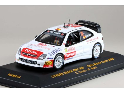 Citroen XSARA WRC #26 Rallye Monte Carlo 2006 D.Sordo M.Marti 1:43 - IXO Models  Citroen XSARA WRC - kovový model