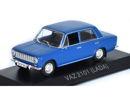 VAZ-2101 LADA 1:43 - Legendární automobily minulé éry časopis s modelem #82  LADA 1200 Žiguli - kovový model auta