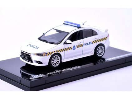 Mitsubishi Lancer Police Malaysia LIM. EDITION 1:43 - VITESSE časopis s modelem  Mitsubishi Lancer Police Malaysia - kovový model