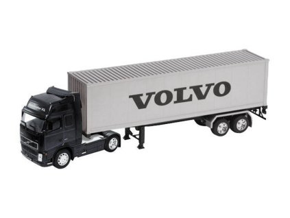 Volvo FH12 tahač s přívěsem 1:32 - Welly  Volvo FH 12 with box wagon-trailer - model auta