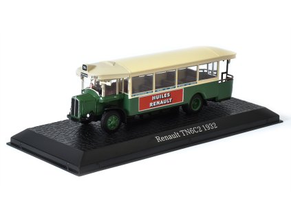 RENAULT TN6C2 1932 1:72 - Atlas Bus Collection časopis s modelem  RENAULT TN6C2 - kovový model  autobusu