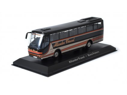Bova Futura Allander Travel 1:72 - Atlas časopis s modelem  Bova Futura Allander Travel - kovový model autobusu
