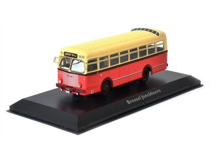 Brossel Jonckheere - 1957 1:72 - Atlas Classic Coaches časopis s modelem  Brossel Jonckheere - kovový model autobusu