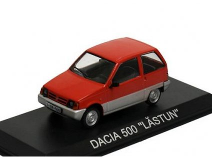 Dacia 500 Lastun 1:43 - Maşini de Legendă časopis s modelem BAZAROVÉ ZBOŽÍ  Dacia 500 Lastun - kovový model auta