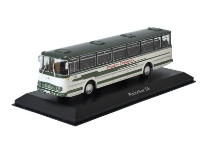 Fleischer S5 1:72 - Atlas Classic Coaches časopis s modelem  Fleischer S-5 - kovový model