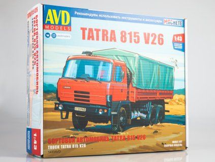 Tatra 815 V26 valník 1:43 - AVD  Tatra 815 V26 - stavebnice AVD