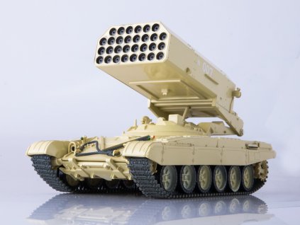 TOS-1 1:43 - Naše Tanky - Časopis s modelem #14  TOS 1 - kovový model tanku