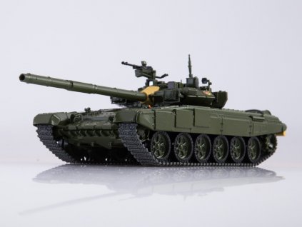 T-90 - 1:43 - Naše Tanky - časopis s modelem #16  T-90 - kovový model tanku