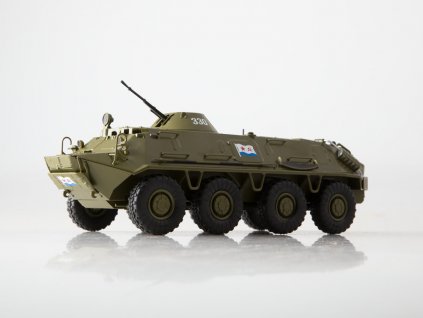 BTR-60PB 1:43 - Naše Tanky Časopis s modelem #34  BTR-60PB - kovový model tanku