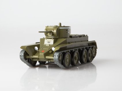 BT-5 tank 1:43 - Naše Tanky Časopis s modelem #35  BT 5 - kovový model tanku