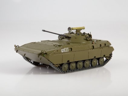 BMP-2D 1:43 - Naše Tanky Časopis s modelem #37  BMP 2D - kovový model tanku