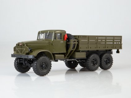 KRAZ-214 1:43 časopis s modelem - Legendární náklaďáky SSSR #13  KRAZ 214 - kovový model auta