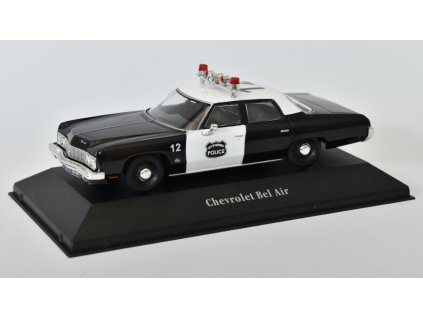 Chevrolet Bel Air Policie - 1973 1:43 - Atlas časopis s modelem  Chevrolet Bel Air Police - kovový model auta